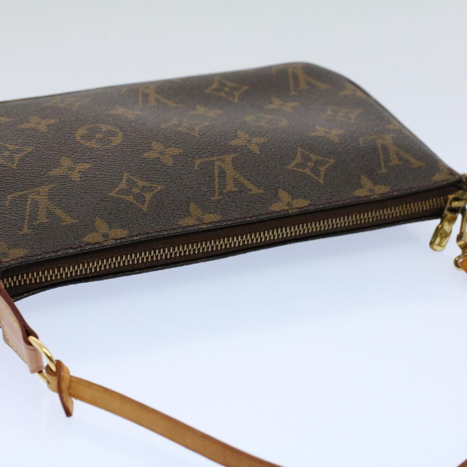 Louis Vuitton Pochette Accessoire  Canvas Clutch Bag