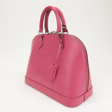 Louis Vuitton Epi Alma PM Hand Bag Fuchsia Pink M40490
