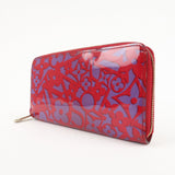 Louis Vuitton Sweet Monogram Vernis Zippy Wallet RoseIndien M90123