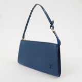 Louis Vuitton Epi Pochette Accessoires Hand Bag Toledo Blue M52947
