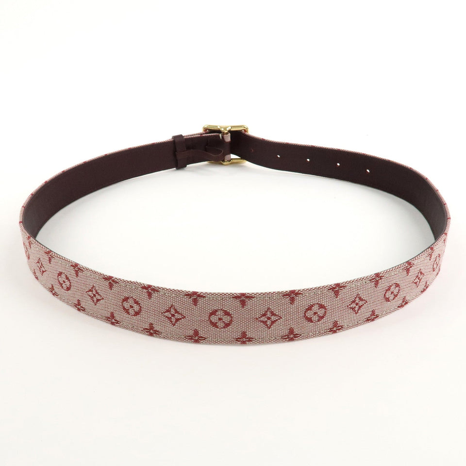 Louis Vuitton Monogram Mini Saint Tulle 85/34 Cerise Belt M6822Y