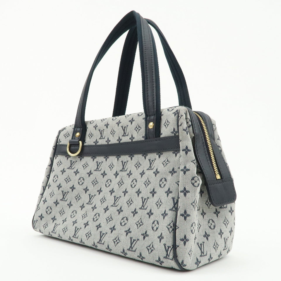 Louis Vuitton Monogram Mini Josephine PM Hand Bag Blue M92214