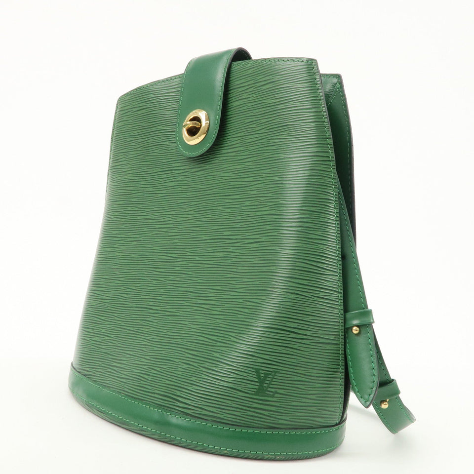 Louis Vuitton Epi Cluny Shoulder Bag Borneo Green M52254