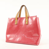 Louis Vuitton Monogram Vernis Lead PM Hand Bag Framboise M9132F