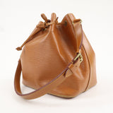 Louis Vuitton Epi Petit Noe Shoulder Bag Zipang Gold M44108