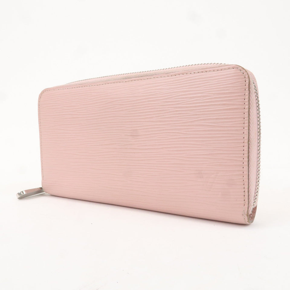 Louis Vuitton Epi Zippy Wallet Long Wallet Rose Ballerine M61863