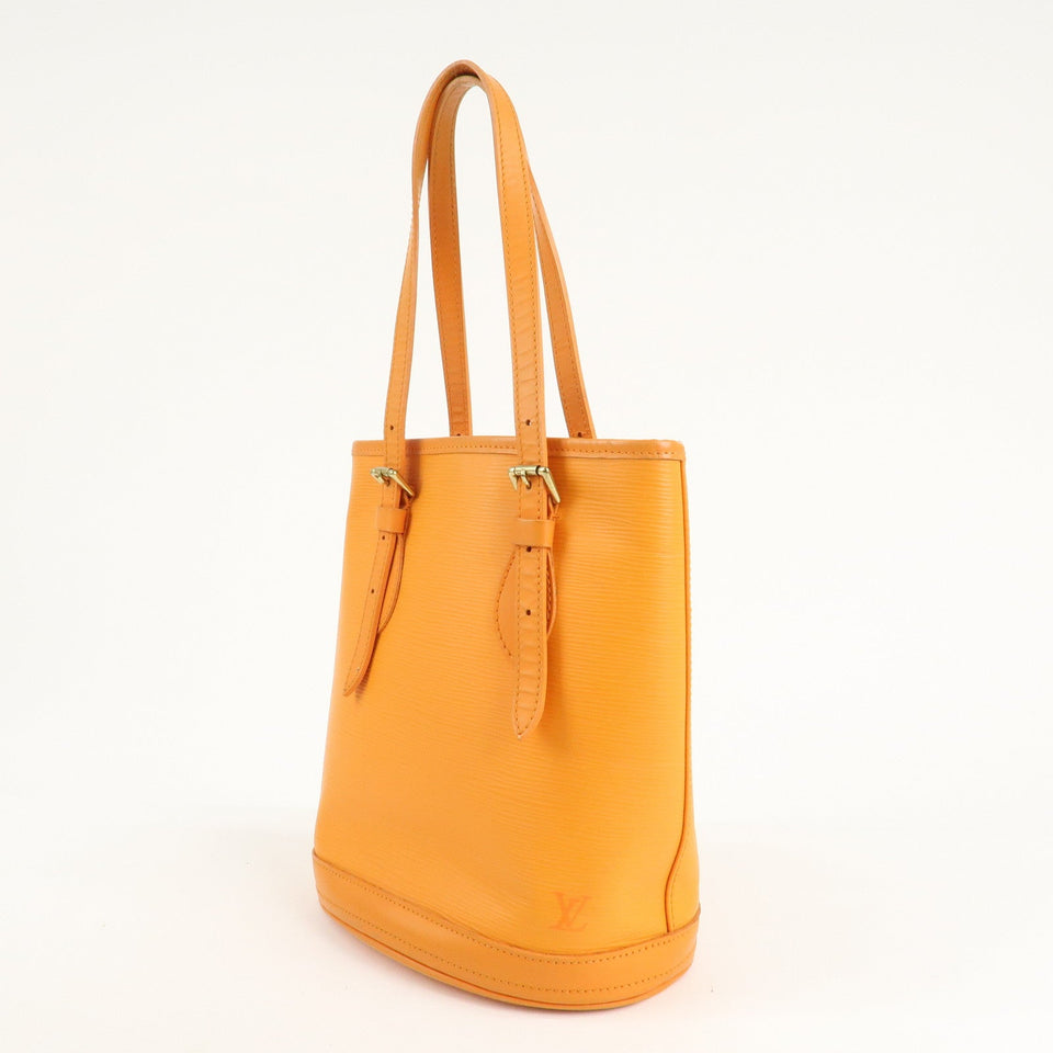 Louis Vuitton Epi Bucket PM Shoulder Bag Mandarin M5899H