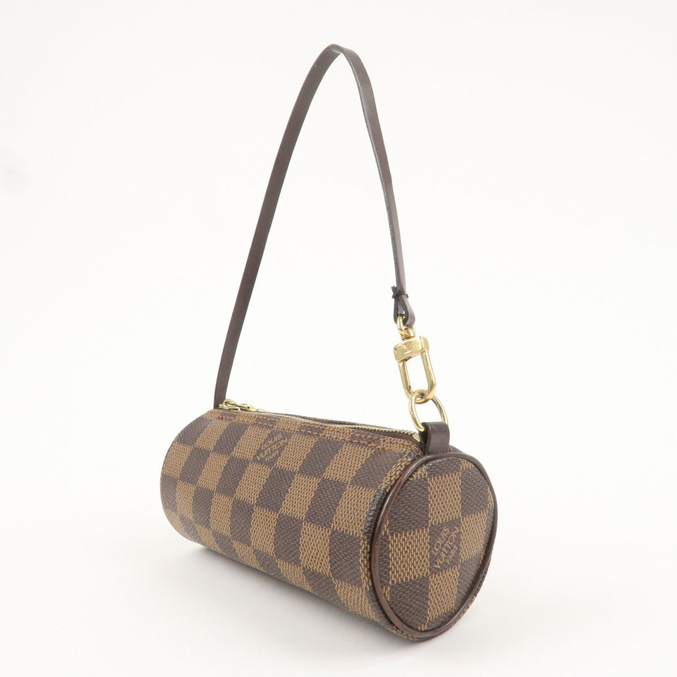 Louis Vuitton Damier Mini Pouch for Papillon Bag Brown