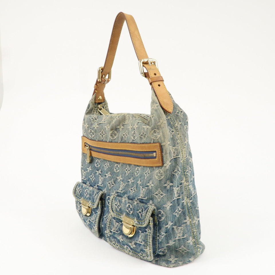Louis Vuitton Monogram Denim Baggy GM Shoulder Bag M95048
