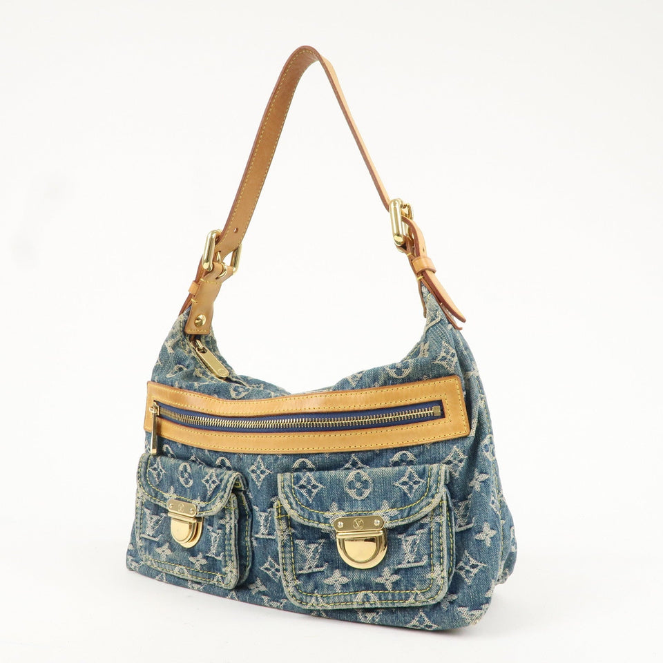 Louis Vuitton Monogram Denim Baggy PM Shoulder Bag M95049