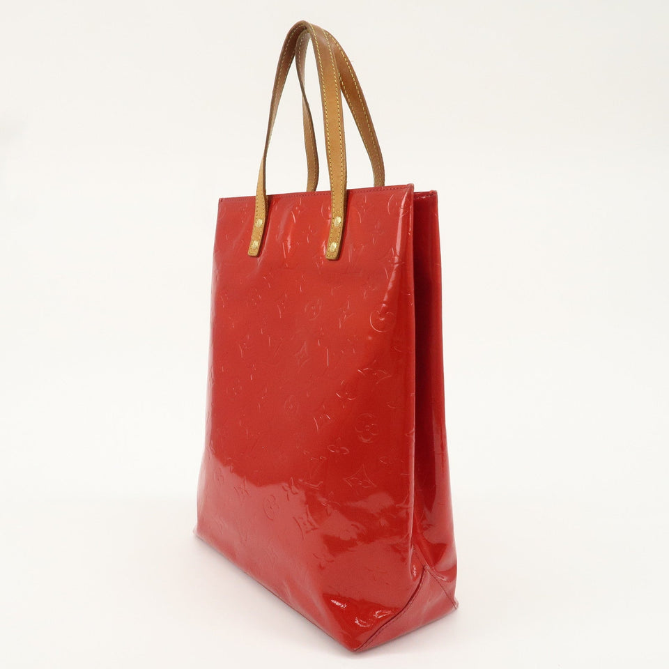 Louis Vuitton Monogram Vernis Lead MM Tote Bag M91086