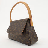 Louis Vuitton Monogram Mini Looping Shoulder Bag Brown M51147