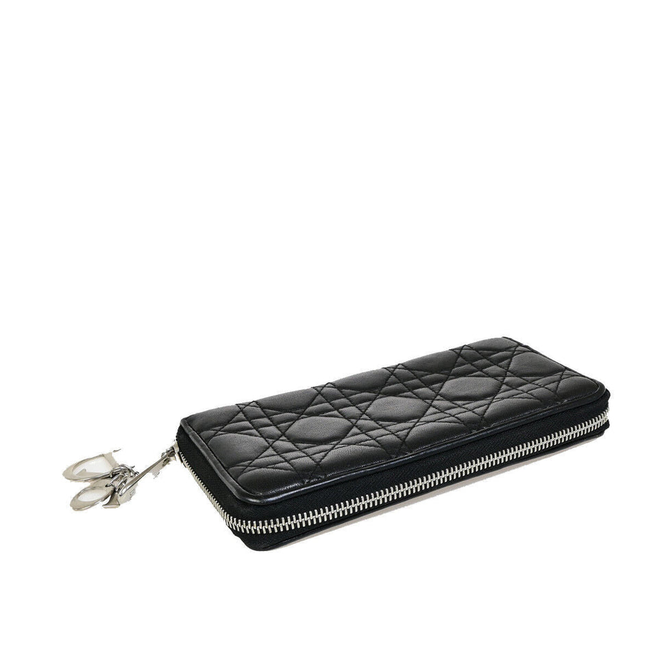 Dior Lady Dior  Leather Wallet