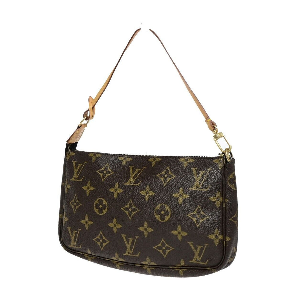 Louis Vuitton Pochette Accessoires  Canvas Clutch Bag
