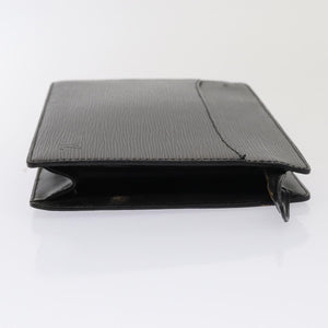 Louis Vuitton Epi Pochette Homme Clutch Bag Black Noir