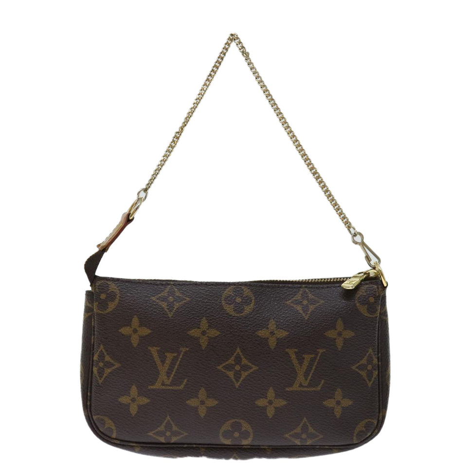 Louis Vuitton Pochette Accessoires  Canvas Clutch Bag