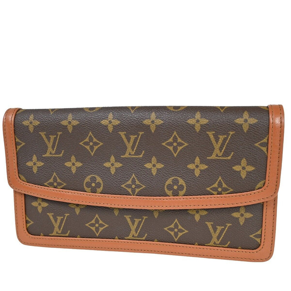 Louis Vuitton Pochette Dame  Canvas Clutch Bag