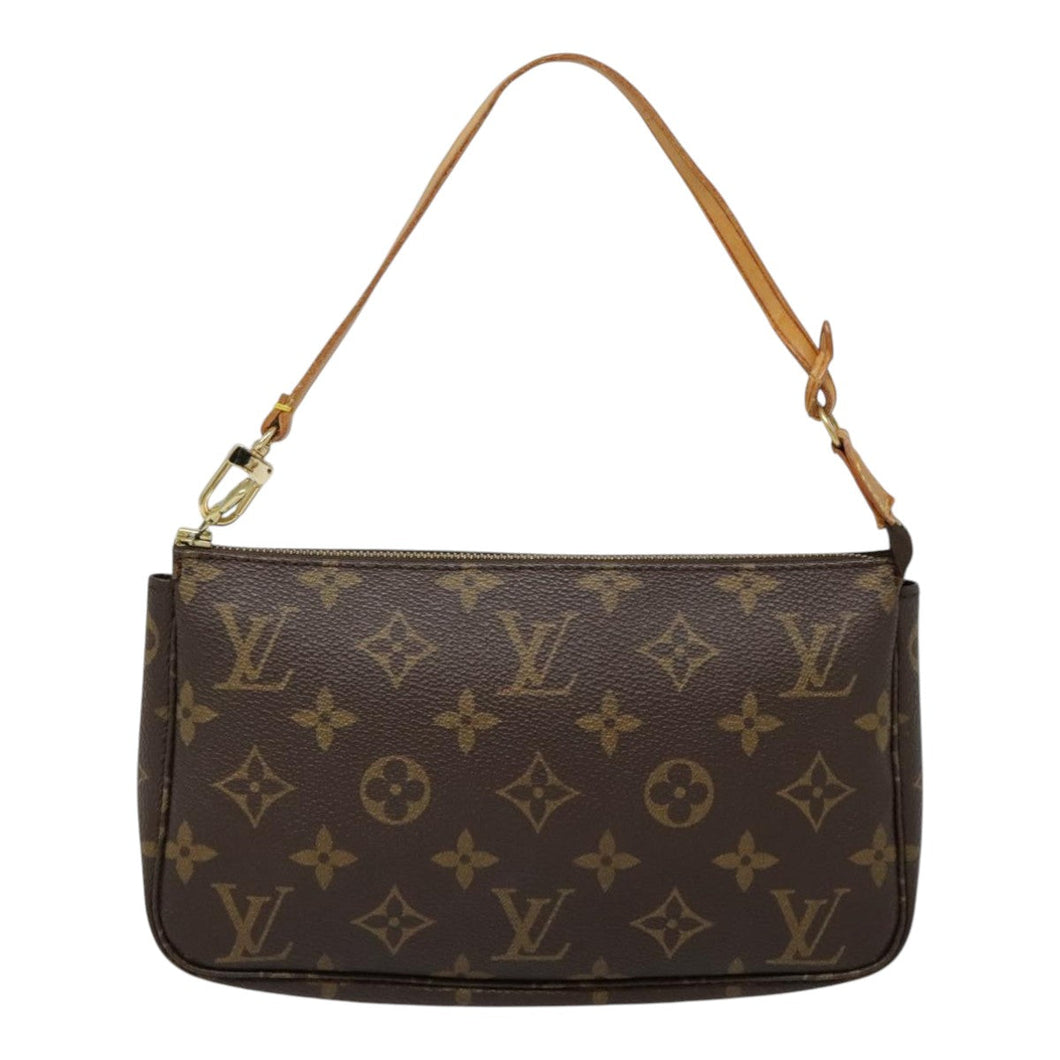 Louis Vuitton Pochette Accessoire  Canvas Clutch Bag