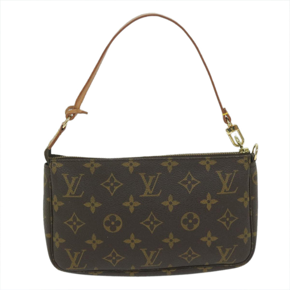 Louis Vuitton Pochette Accessoire  Canvas Clutch Bag