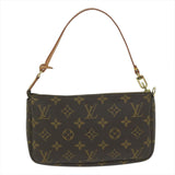 Louis Vuitton Pochette Accessoire  Canvas Clutch Bag
