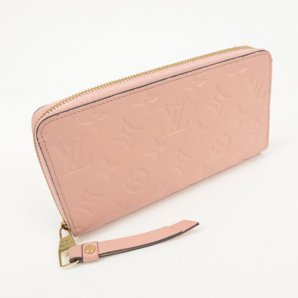Louis Vuitton Monogram Empreinte Zippy Wallet Rose Poudre M64090