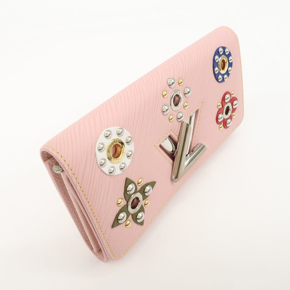 Louis Vuitton Epi Portefeuille Twist Flower Wallet M62482