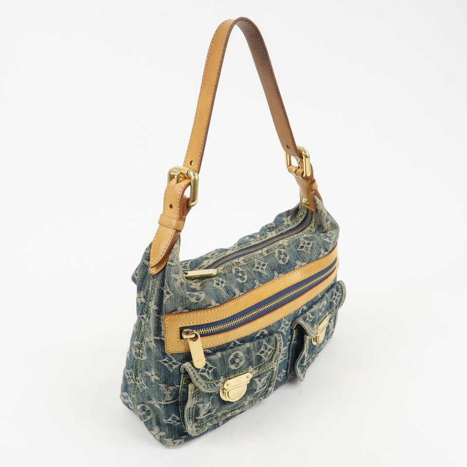 Louis Vuitton Monogram Denim Baggy PM Shoulder Bag M95049