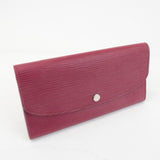 Louis Vuitton Epi Portefeuille Emily Wallet Fuchisa M60851