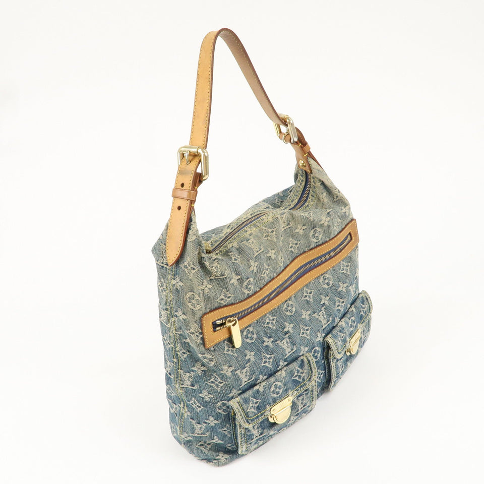 Louis Vuitton Monogram Denim Baggy GM Shoulder Bag M95048