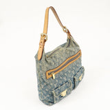 Louis Vuitton Monogram Denim Baggy GM Shoulder Bag M95048