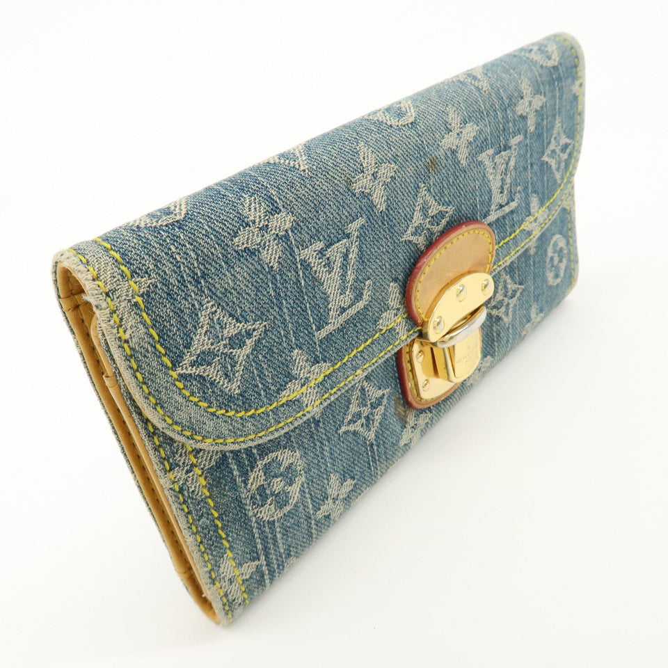 Louis Vuitton Monogram Denim Portefeuille Amelia Wallet M95511