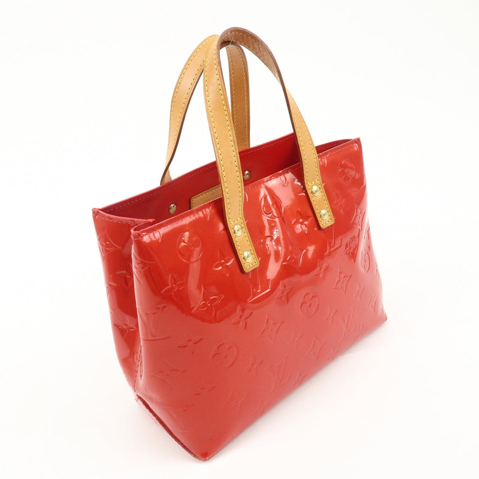 Louis Vuitton Monogram Vernis Lead PM Hand Bag M91088 Rouge