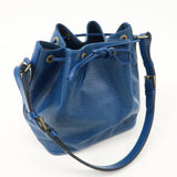 Louis Vuitton Epi Petit Noe Shoulder Bag Toledo Blue M44105