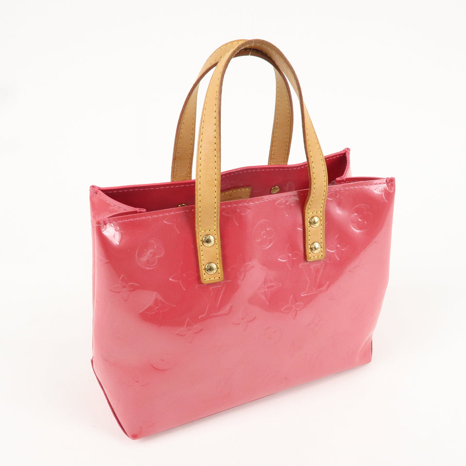 Louis Vuitton Monogram Vernis Lead PM Hand Bag Pink M991221