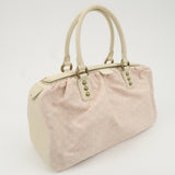 Louis Vuitton Monogram Mini Lin Trapeze GM Hand Bag Pink M40064