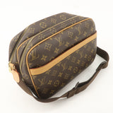 Louis Vuitton Monogram Reporter PM Shoulder Bag Brown M45254