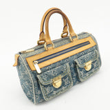 Louis Vuitton Monogram Denim Neo Speedy Boston Bag Blue M95019