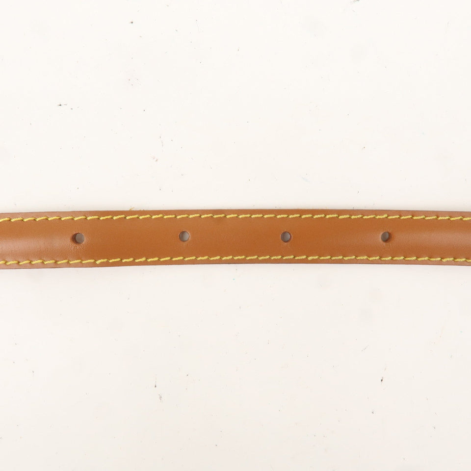 Louis Vuitton Leather Shoulder Strap for Epi Bag Zipang Gold