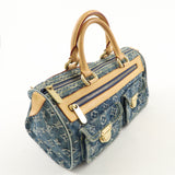 Louis Vuitton Monogram Denim Neo Speedy Boston Bag Blue M95019