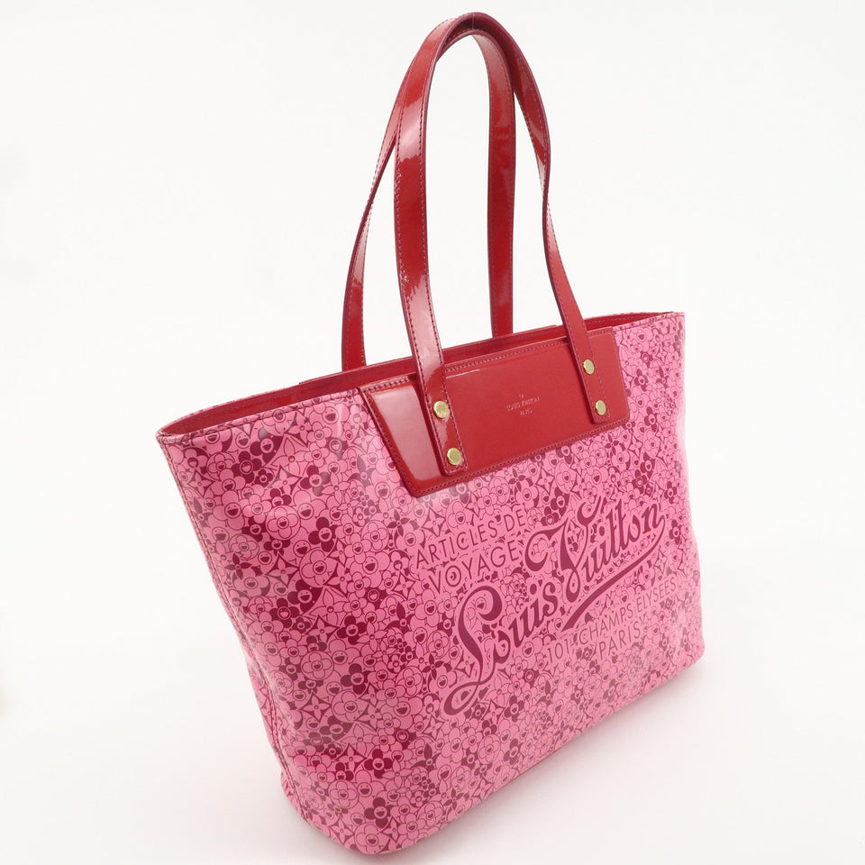 Louis Vuitton Cosmic Blossom PM Tote Bag Rose Pink Murakami M93160