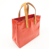 Louis Vuitton Monogram Vernis Lead PM Hand Bag Rouge M91088