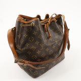 Louis Vuitton Monogram Petit Noe Shoulder Bag Brown M42226