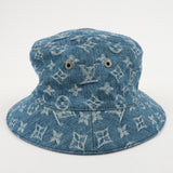 Louis Vuitton Monogram Denim Bucket Hat Essential 58 M78772