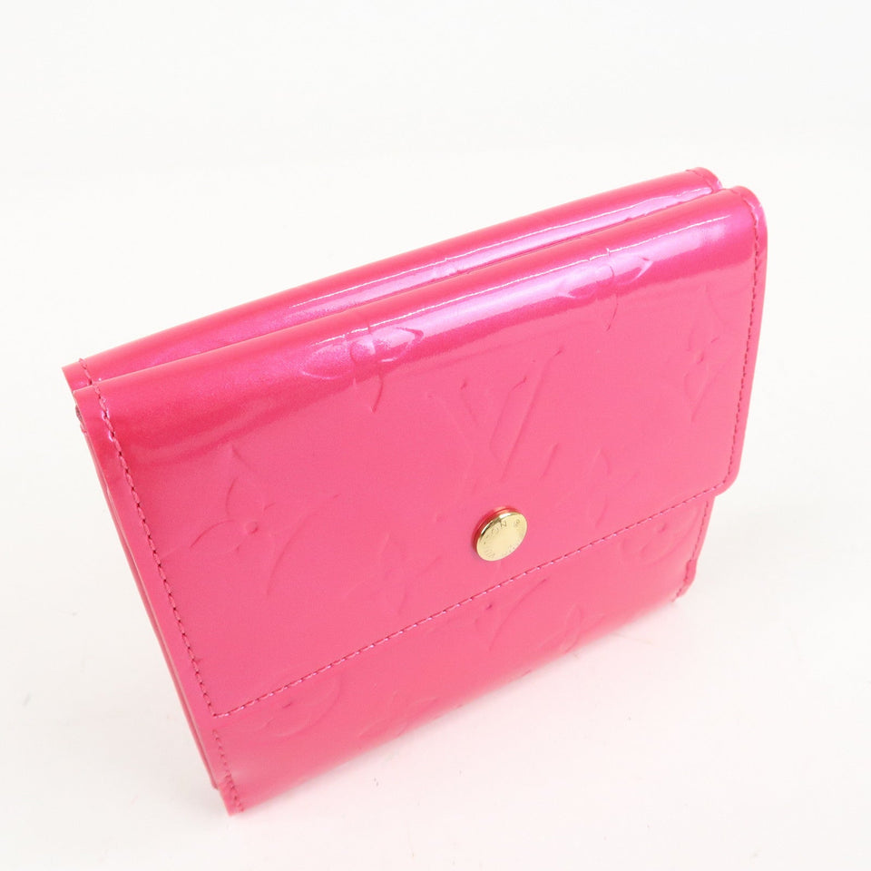 Louis Vuitton Vernis Porte Monnaie Billets Carte Credit M9139F