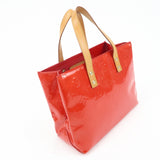 Louis Vuitton Monogram Vernis Lead PM Hand Bag M91088 Rouge