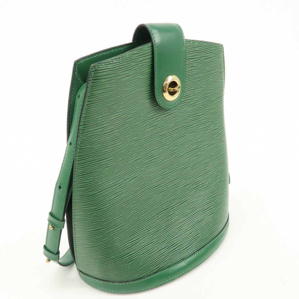 Louis Vuitton Epi Cluny Shoulder Bag Borneo Green M52254