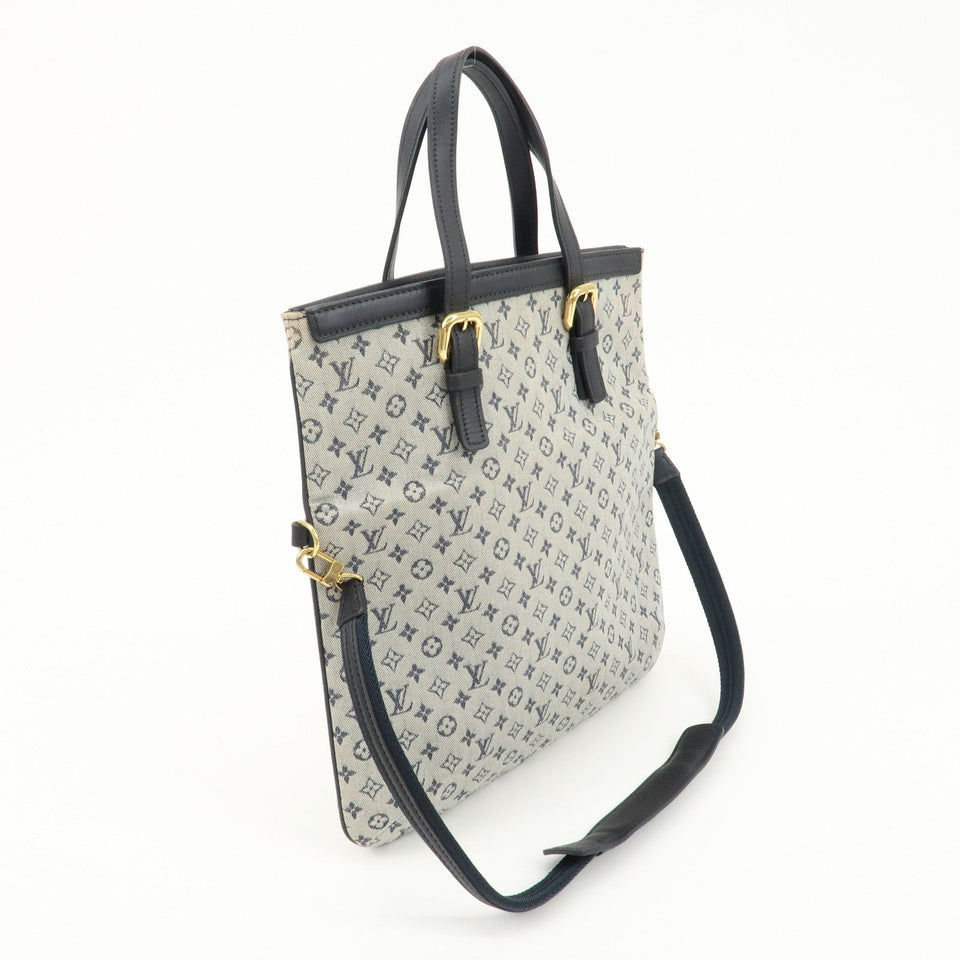 Louis Vuitton Monogram Mini Francoise Shoulder Bag Blue M92208