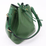 Louis Vuitton Epi Petit Noe Leather Shoulder Bag Green M44104