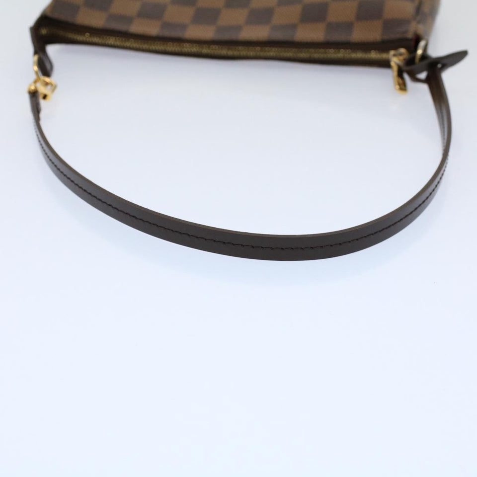 Louis Vuitton Pochette Accessoire  Canvas Clutch Bag