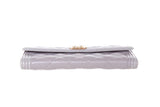 Chanel 2020 Grey Quilted Caviar Wallet